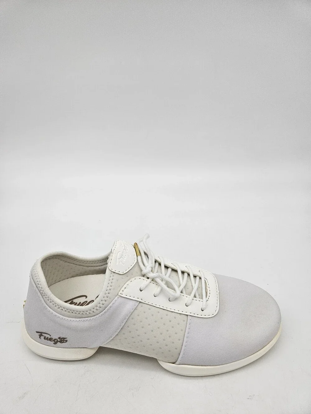 Fuego Split-Sole Womens Sneakers White Sz 7.5